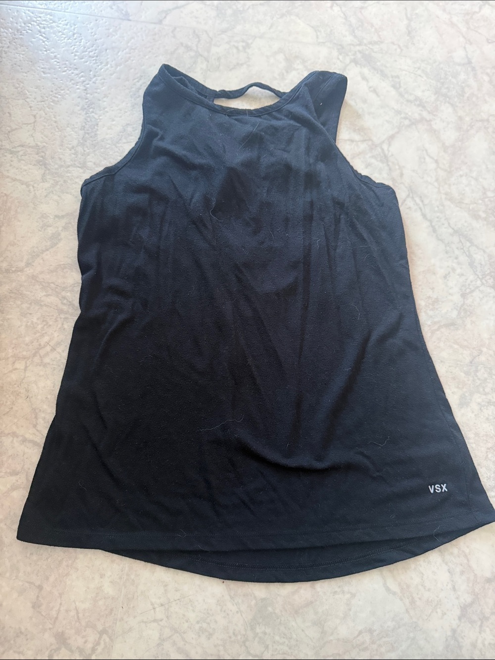 Victoria's Secret Black Racerback Athletic Tank